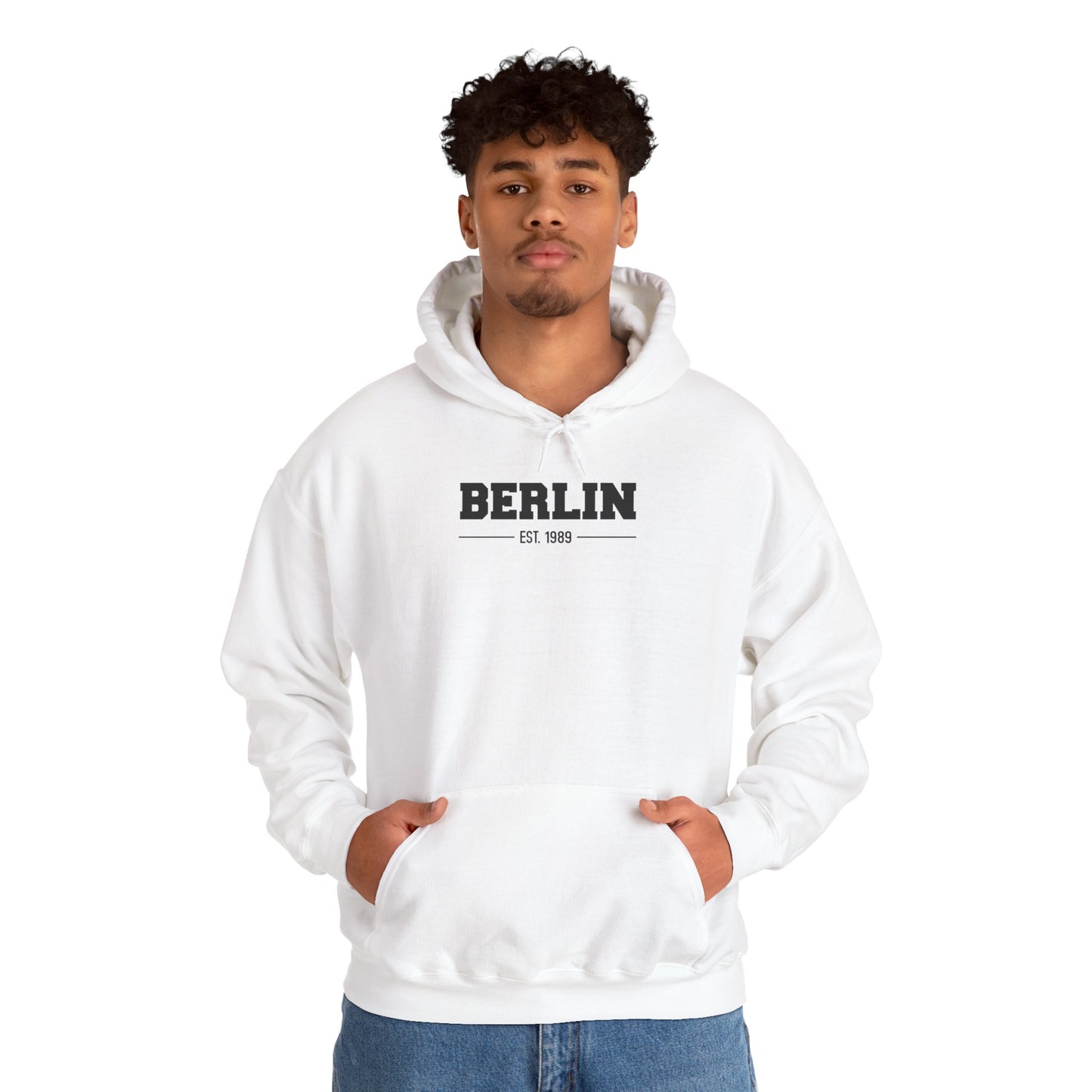 Berlin1989 Just White D1 Hoody